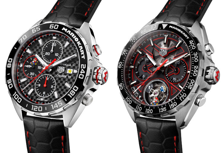 TAG Heuer X Mario Kart 瑪利歐賽車聯名限量計時腕錶與陀飛輪計時腕錶