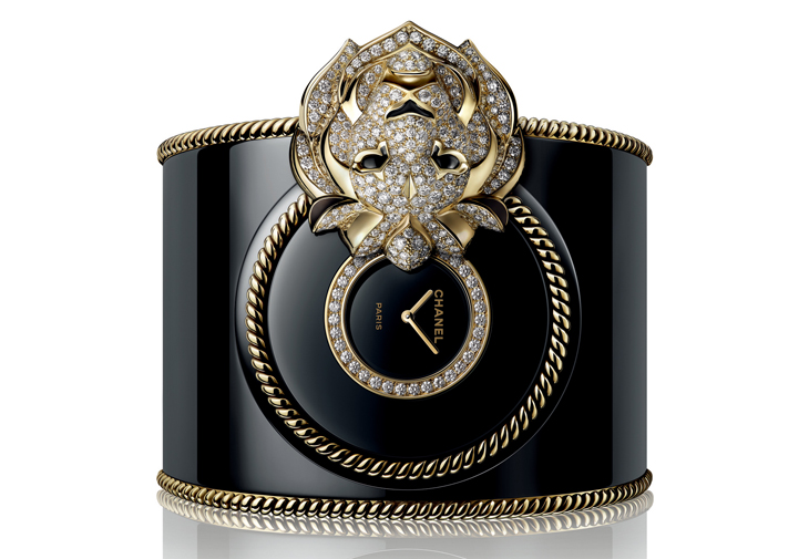 香奈兒CHANEL Mademoiselle privé獅子手鐲腕錶