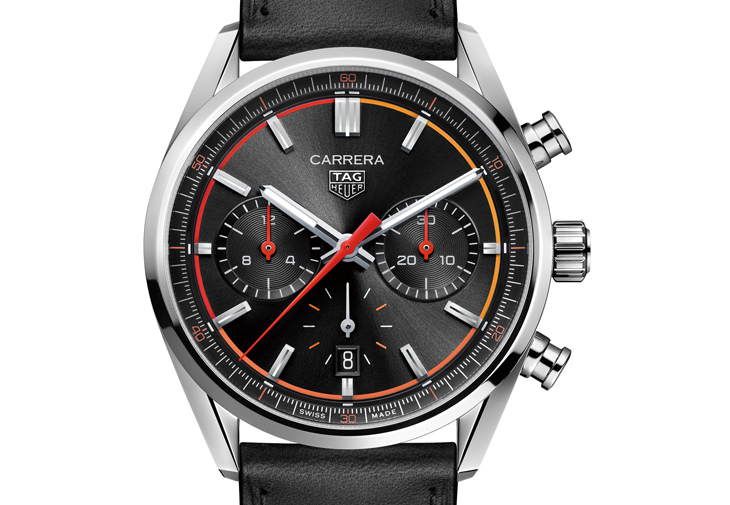 泰格豪雅TAG HEUER Carrera計時腕錶橘色漸層版
