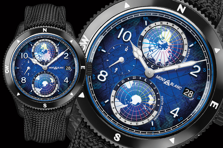 萬寶龍1858系列Geosphere世界時間零氧腕錶「Only Watch 2023」