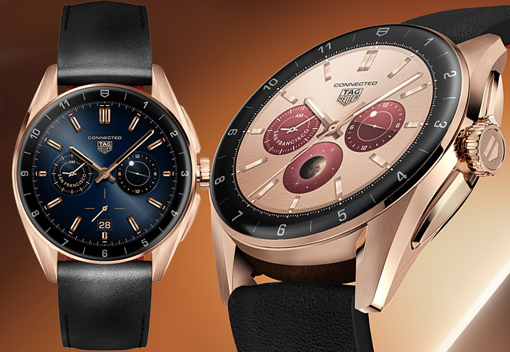 TAG Heuer Connected Calibre E4智能腕錶42毫米燦金版