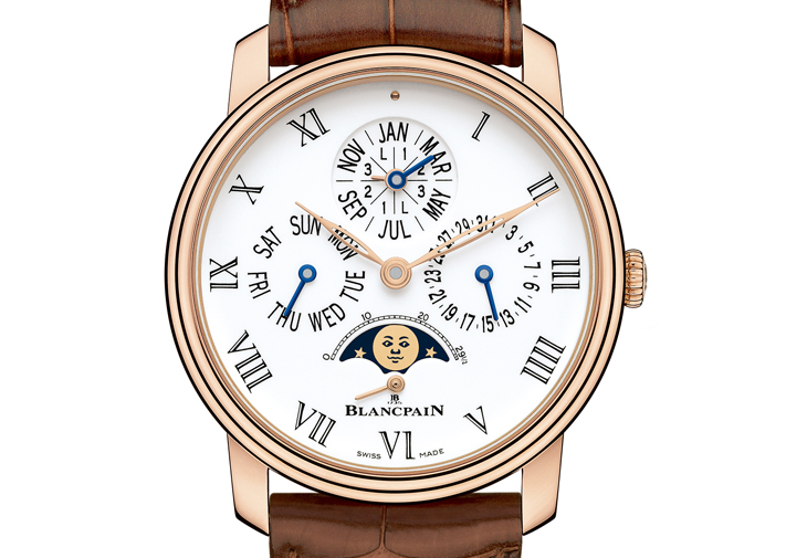 寶珀BLANCPAIN Villeret萬年曆腕錶