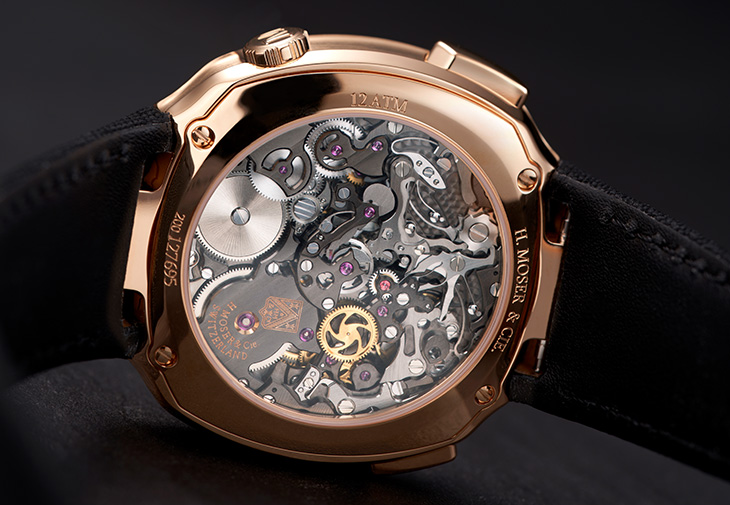 H. MOSER & CIE.亨利慕時疾速者自動飛返計時碼錶專賣店限定版