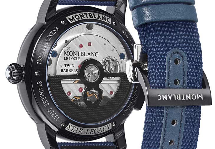 MONTBLANC萬寶龍明星傳承系列Nicolas Rieussec單按把計時腕錶