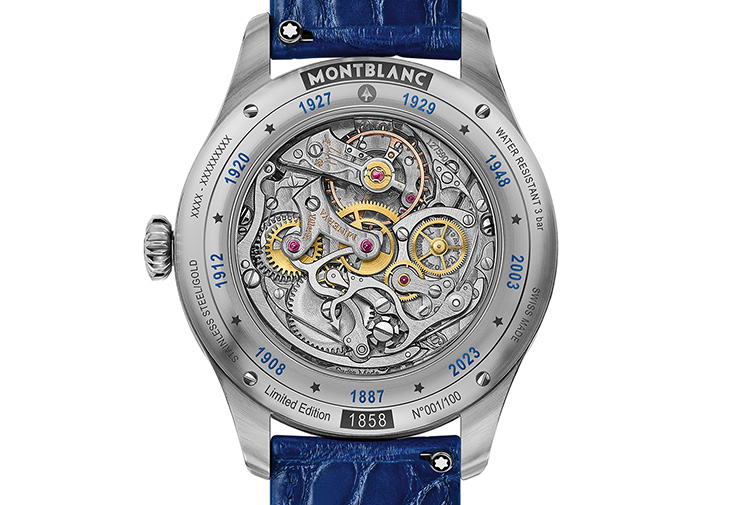 萬寶龍MONTBLANC 1858系列Unveiled Timekeeper限量款