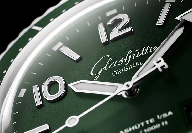 格拉蘇蒂原創GLASHÜTTE ORIGINAL蘆葦綠SeaQ大日曆潛水錶