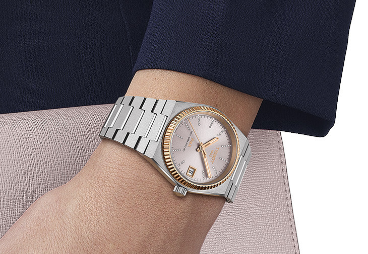 TISSOT PRX 18K金35mm自動女裝腕錶