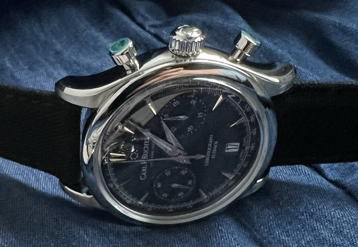寶齊萊 CARL F. BUCHERER 馬利龍 飛返計時碼錶