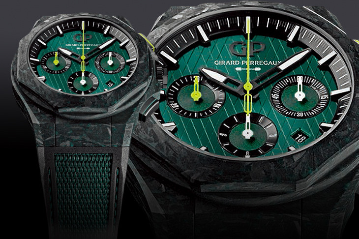 GIRARD-PERREGAUX Laureato桂冠系列絕對款計時腕錶奧斯頓·馬丁F1聯名特別款