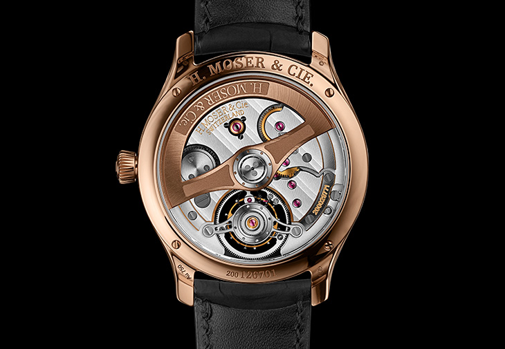 H. MOSER & CIE.亨利慕時勇創者陀飛輪Vantablack®概念腕錶