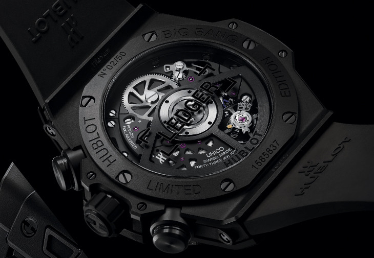 宇舶HUBLOT Big Bang Unico Ledger琥珀金腕錶