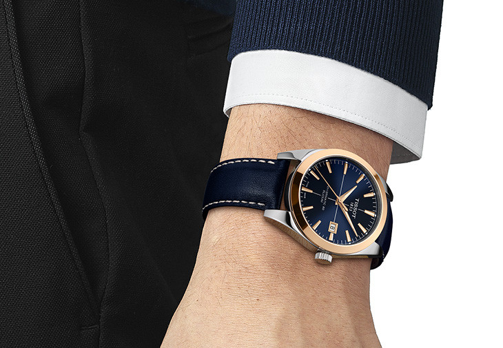 TISSOT Gentleman 18K金自動男錶