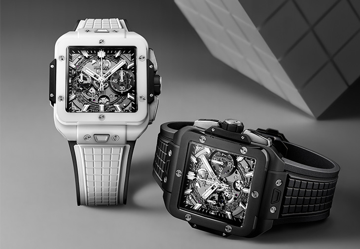 宇舶HUBLOT Square Bang Unico陶瓷計時碼錶
