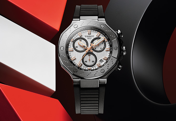 天梭表TISSOT T-Race競速系列石英計時腕錶
