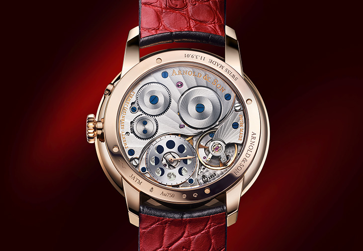 亞諾表ARNOLD & SON Perpetual Moon“Year of the Rabbit”金雕微繪恆久月相腕錶(兔)