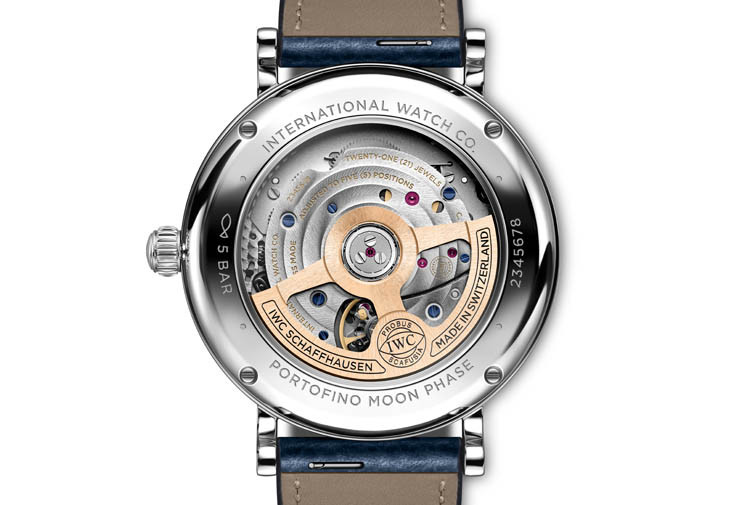 IWC柏濤菲諾月相自動腕錶37