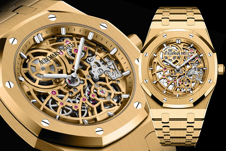愛彼AUDEMARS PIGUET Royal Oak皇家橡樹系列Jumbo超薄鏤空腕錶