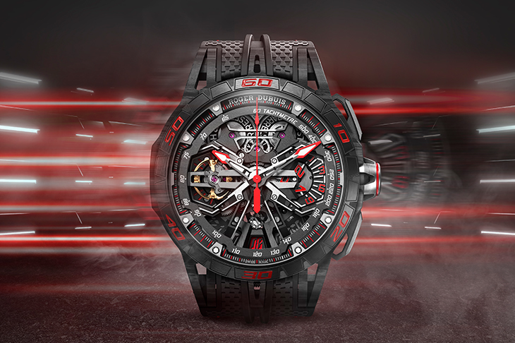 羅杰杜彼ROGER DUBUIS Excalibur Spider Flyback Chronograph王者競速系列飛返計時碼錶