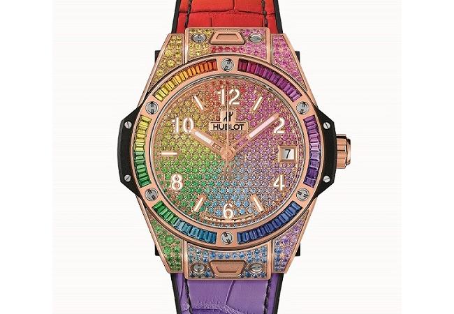HUBLOT Big Bang One Click彩虹寶石腕錶