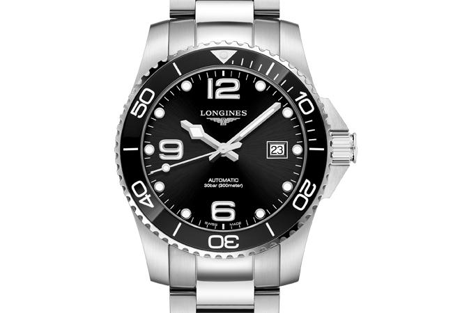 浪琴表HydroConquest 深海征服者系列陶瓷圈腕錶