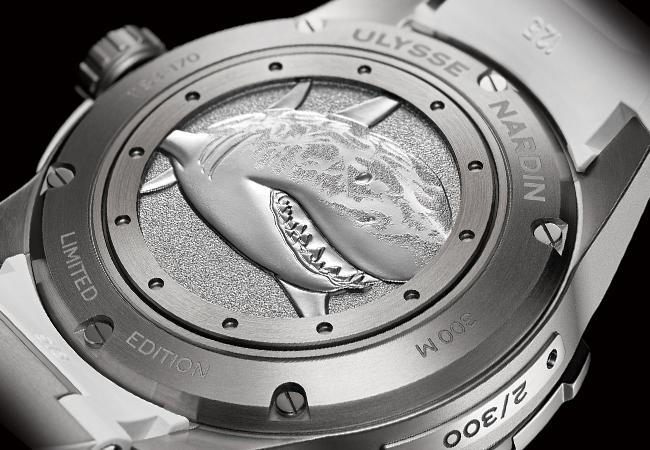 雅典錶Diver Chronometer大白鯊潛水天文台限量腕錶