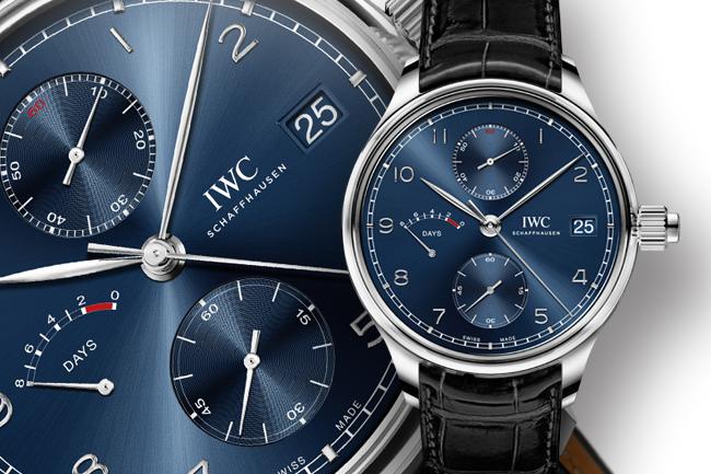 IWC葡萄牙系列手動上鏈單按鈕計時腕錶「勞倫斯體育公益基金會」特別版