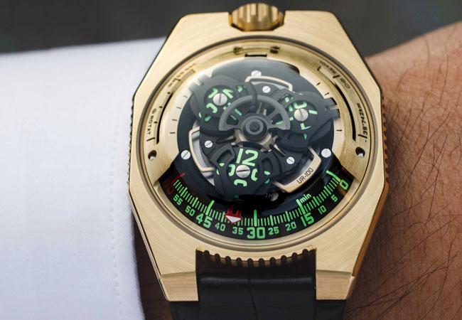 URWERK UR-100黃金腕錶