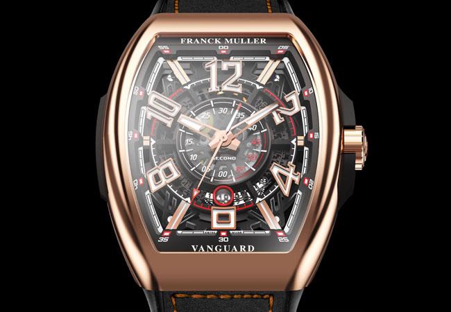 FRANCK MULLER Vanguard Racing Skeleton玫瑰金錶殼款