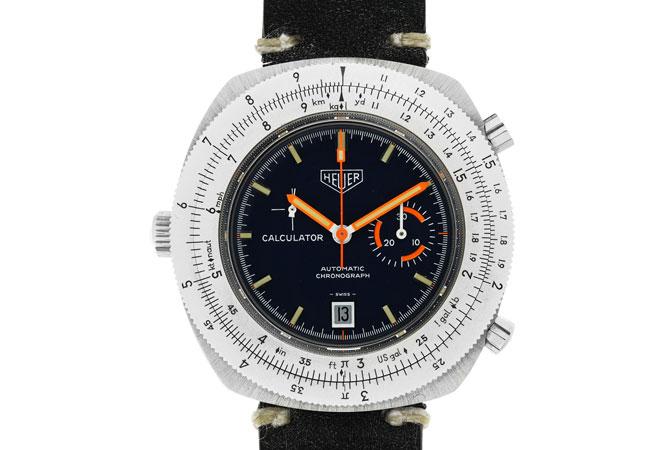 豪雅HEUER Ref. 150.633 Calculator Chronograph計時碼錶