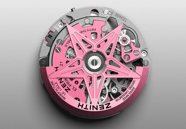 真力時ZENITH Defy El Primero 21粉紅腕錶 計時碼錶 鏤空 SAKK