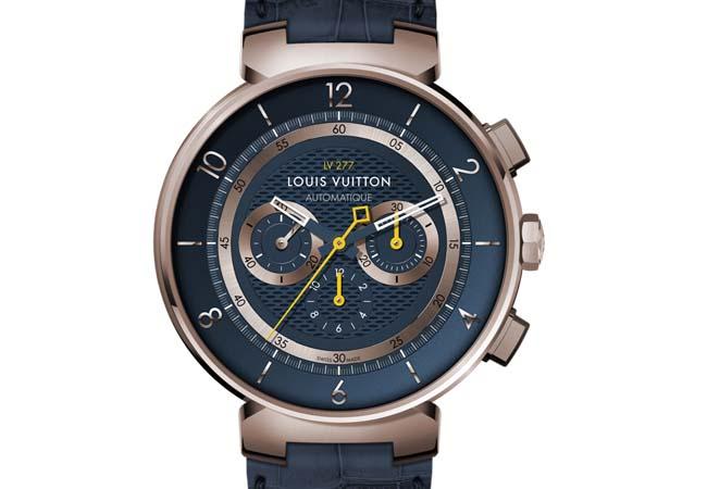 路易威登LOUIS VUITTON Tambour Moon Chronographe LV277 Blue計時碼錶