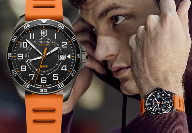 瑞士維氏VICTORINOX SWISS ARMY FieldForce系列GMT腕錶