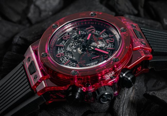 宇舶HUBLOT Big Bang Unico 紅色藍寶石腕錶