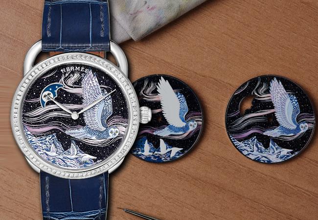 愛馬仕HERMÈS ARCEAU Into the Canadian Wild 工藝腕錶