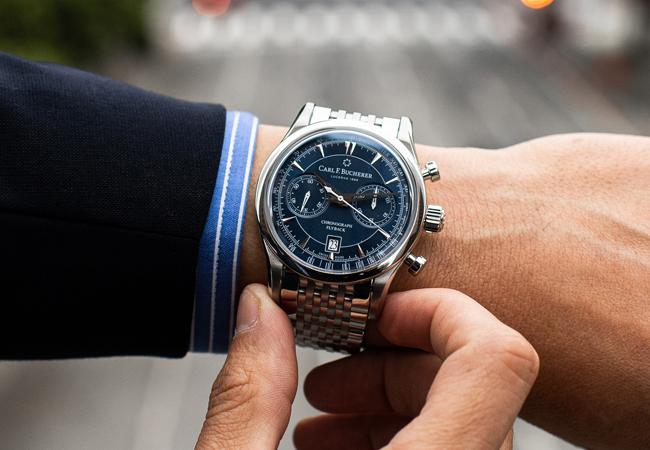 寶齊萊CARL F. BUCHERER 馬利龍飛返計時碼錶