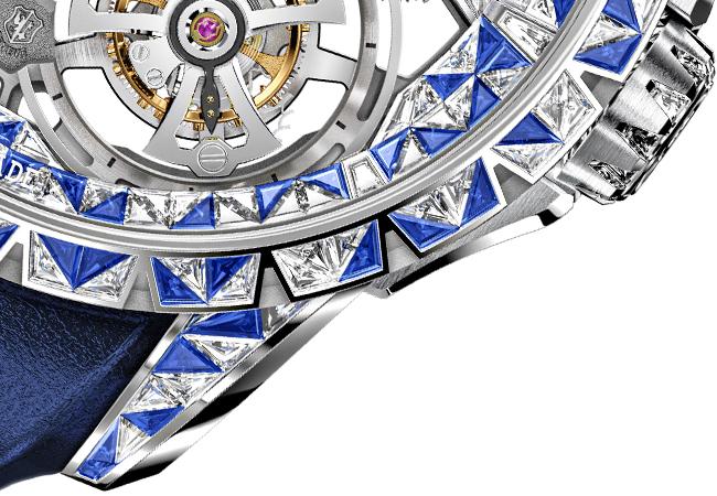 羅杰杜彼Roger Dubuis Excalibur Superbia 鏤空雙飛行陀飛輪超級腕錶
