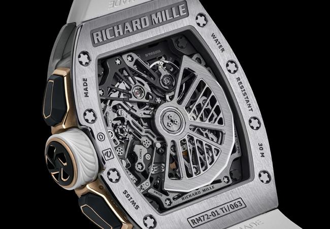 RICHARD MILLE RM 72-01 LIFESTYLE自製機芯計時碼錶