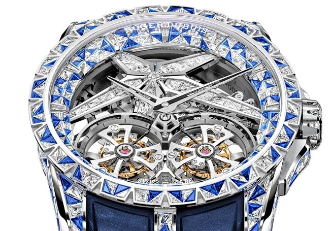 羅杰杜彼Roger Dubuis Excalibur Superbia 鏤空雙飛行陀飛輪超級腕錶