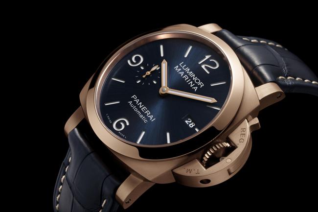 沛納海PANERAI Luminor Marina Panerai Goldtech- 44mm。型號PAM01112