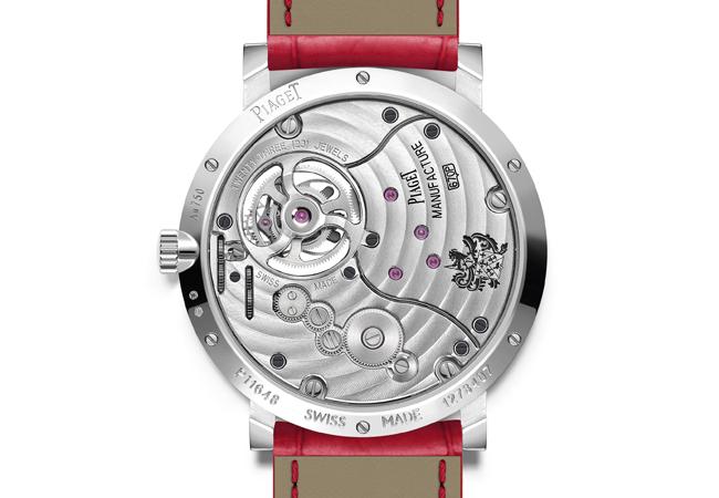 伯爵PIAGET Wings of Light 細工鑲嵌工藝面盤陀飛輪腕錶