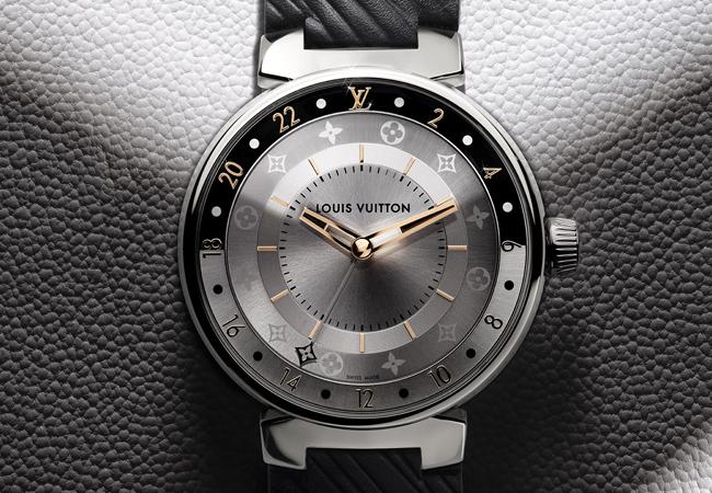 路易威登LOUIS VUITTON Tambour Moon Dual Time Graphite