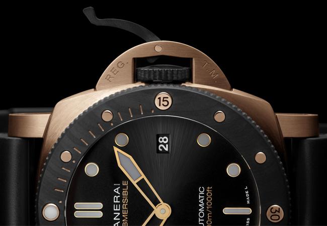 沛納海PANERAI Submersible Goldtech Orocarbo紅金碳纖維潛水錶 PAM01070