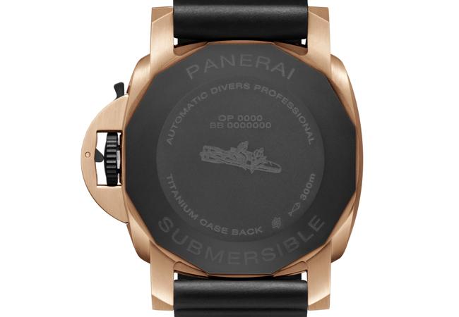 沛納海PANERAI Submersible Goldtech Orocarbo紅金碳纖維潛水錶 PAM01070