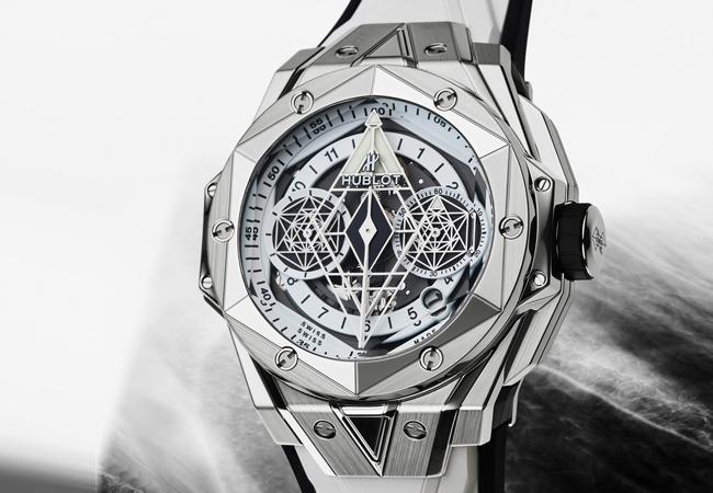 宇舶錶HUBLOT Big Bang Sang Bleu II 墨白計時碼錶