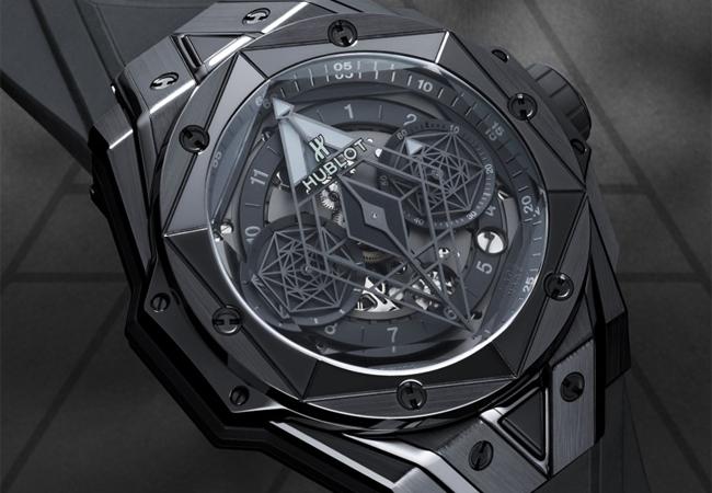 宇舶錶HUBLOT Big Bang Sang Bleu II 全黑計時碼錶