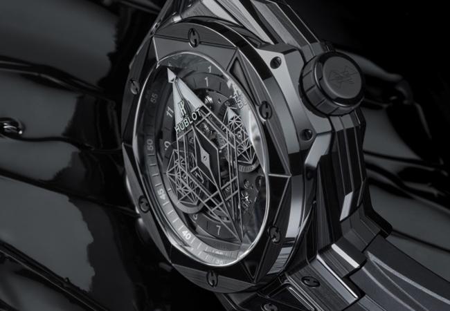 宇舶錶HUBLOT Big Bang Sang Bleu II 全黑計時碼錶