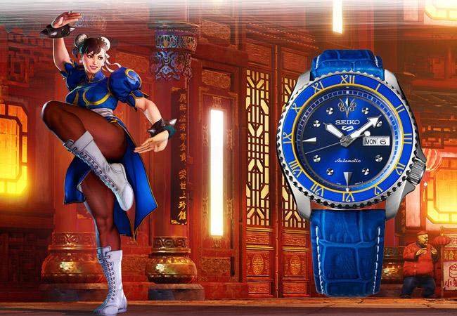 Seiko 5 Sports X 快打旋風5聯名限定錶SRPF17K1