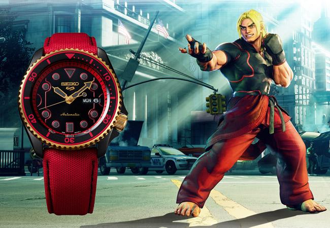 Seiko 5 Sports X 快打旋風5聯名限定錶SRPF20K1