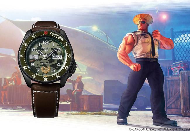Seiko 5 Sports X 快打旋風5聯名限定錶SRPF21K1