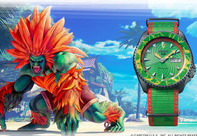 Seiko 5 Sports X 快打旋風5聯名限定錶SRPF23K1